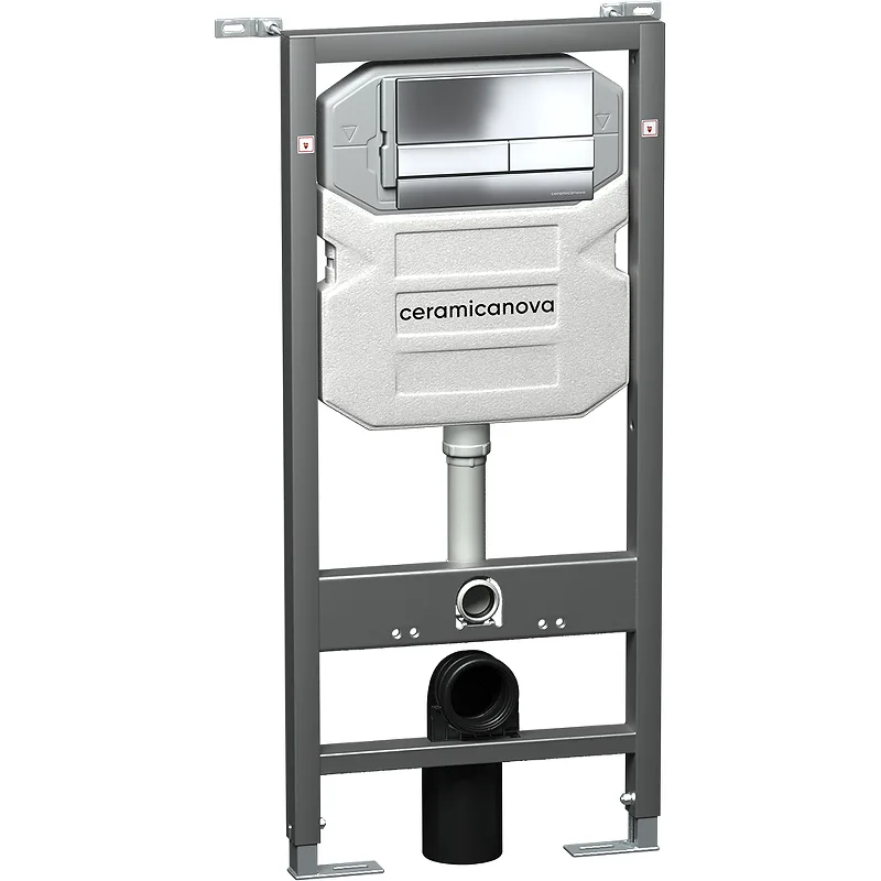Инсталляция с кнопкой Ceramica Nova Вектор (Envision)/Плоская (Flat) CN1002CH