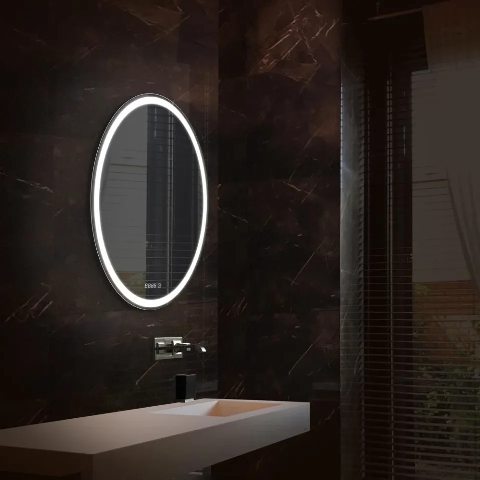 Зеркало Silver Mirrors Италия 57*77 с Led-подсветкой сенсорный выключатель часы