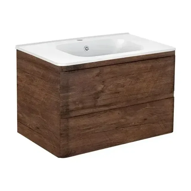 Тумба с раковиной Vincea Вико (Vico) 80 темный дуб