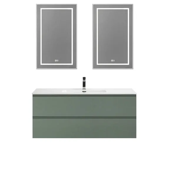 Комплект мебели BelBagno Крафт (Kraft) 120 с двумя ящиками еловый матовый (раковина BB1200ETL)