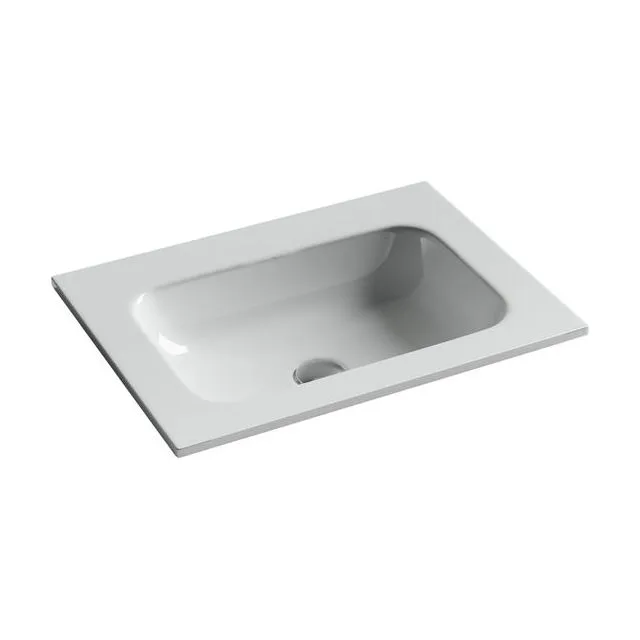 Раковина из сантехнического фарфора Ceramica Nova Грация (Grace) 61 см CN7011wx накладная цвет белый