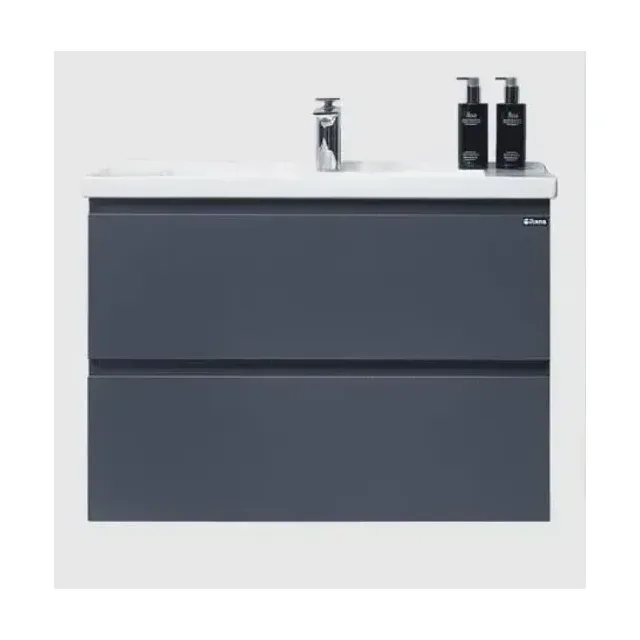 Тумба с раковиной Orans BC-4023-600 графитовый матовый