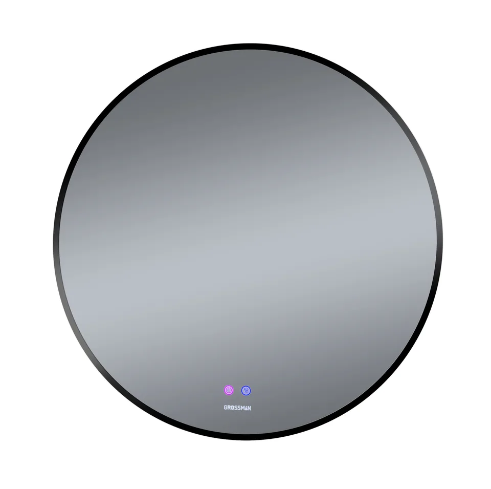 Зеркало COSMO-норма BLACK (700*700*45) LED с сенсорным выключателем и подогревом