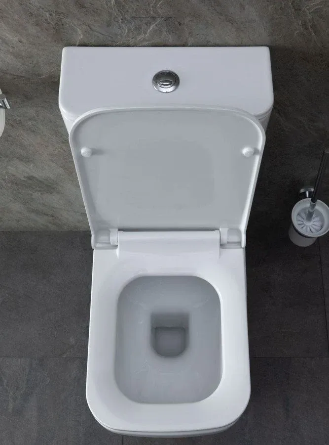 Унитаз-компакт Allen Brau Infinity 36,5*63 безободковый с крышкой-сиденьем микролифт