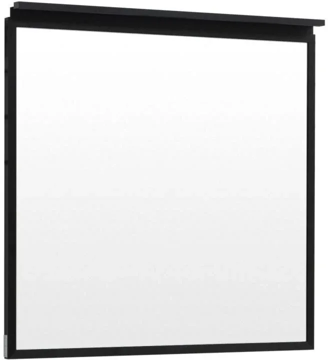 Зеркало Allen Brau Priority 1.31015.BB 80*75 с Led-подсветкой черный браш