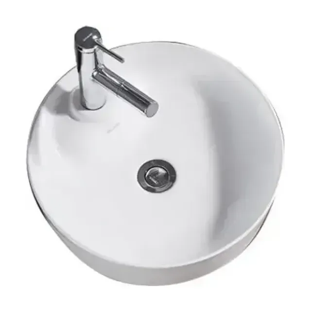Накладная раковина Bravat Affability C22239W-1-ENG 44х44