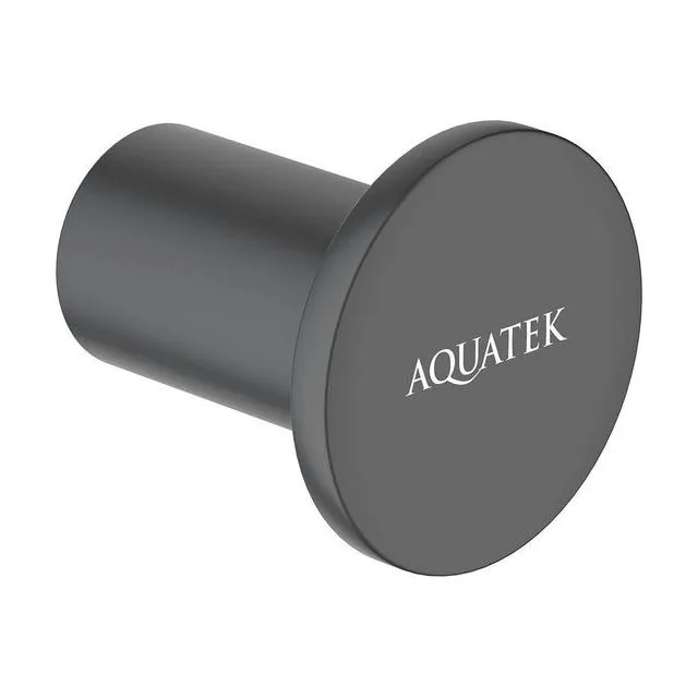 Крючок AQUATEK, матовый черный AQ4401MB ЛИРА