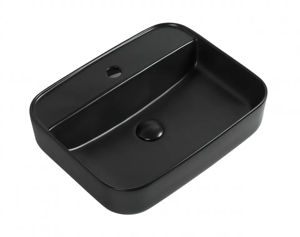 Раковина накладная TIMO INARI TK-505MB (50,5*40,5*14)