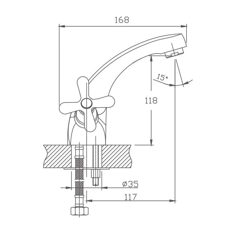 Смеситель Haiba HB1025 для раковины