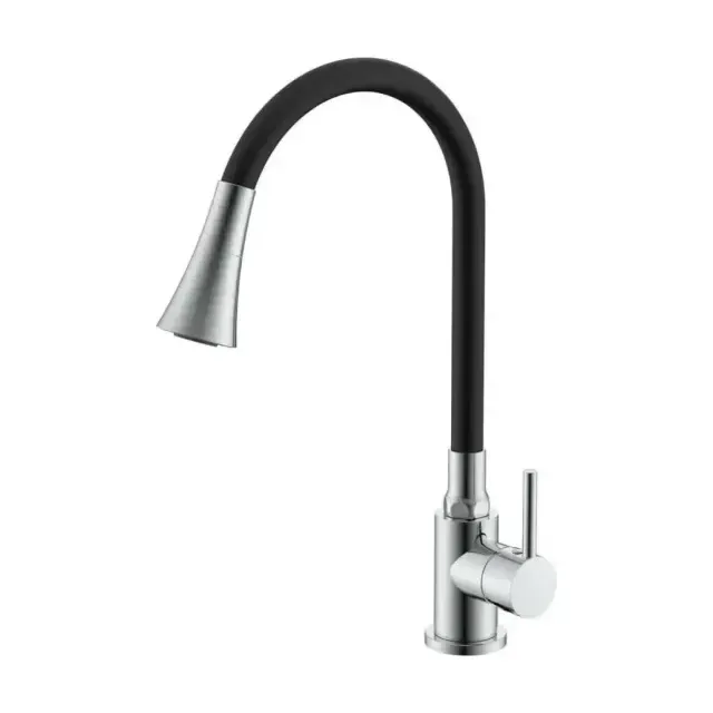 Смеситель Splenka S201.4306 для кухни с гибким изливом хром