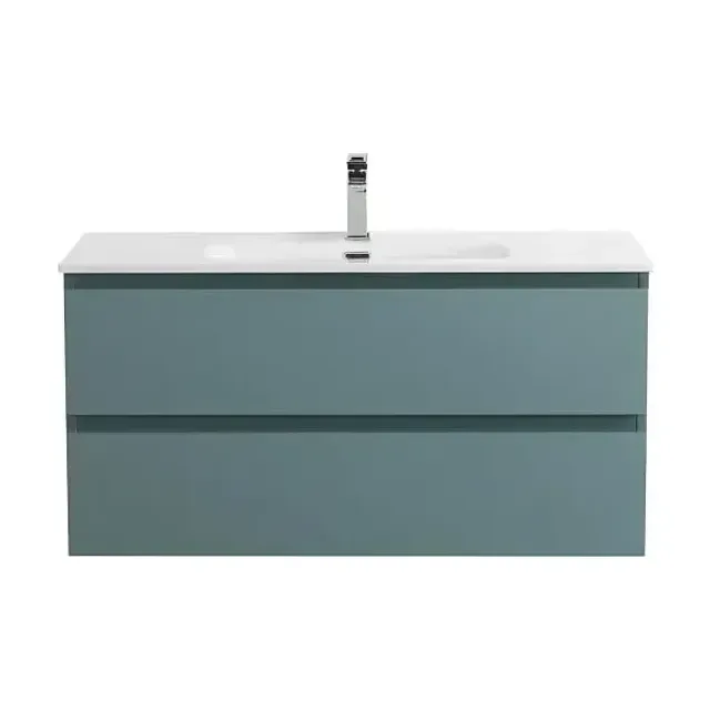 Тумба с раковиной BelBagno Крафт (Kraft) 100 голубая матовая (раковина BB1000ETL)