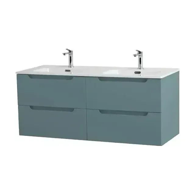 Тумба с раковиной BelBagno Этна (Etna) 120 голубая матовая (раковина BB1200-2-ETL)