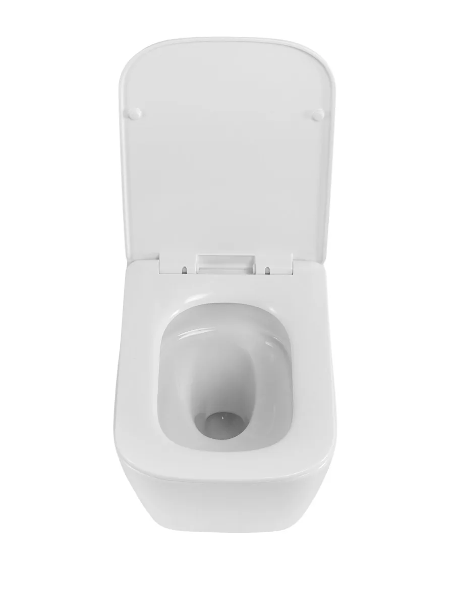 Унитаз подвесной безободковый с сиденьем и смывом TORNADO BelBagno KRAFT-TOR BB7106CH-TOR/SC