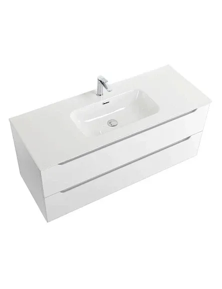 Тумба с раковиной BelBagno Этна (Etna) 120 белая матовая (раковина BB1200ETL)