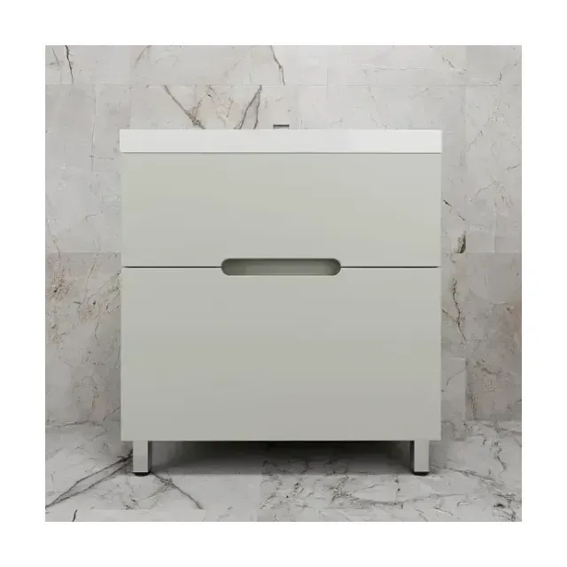 Тумба с раковиной Style Line Матис 80 напольная олива