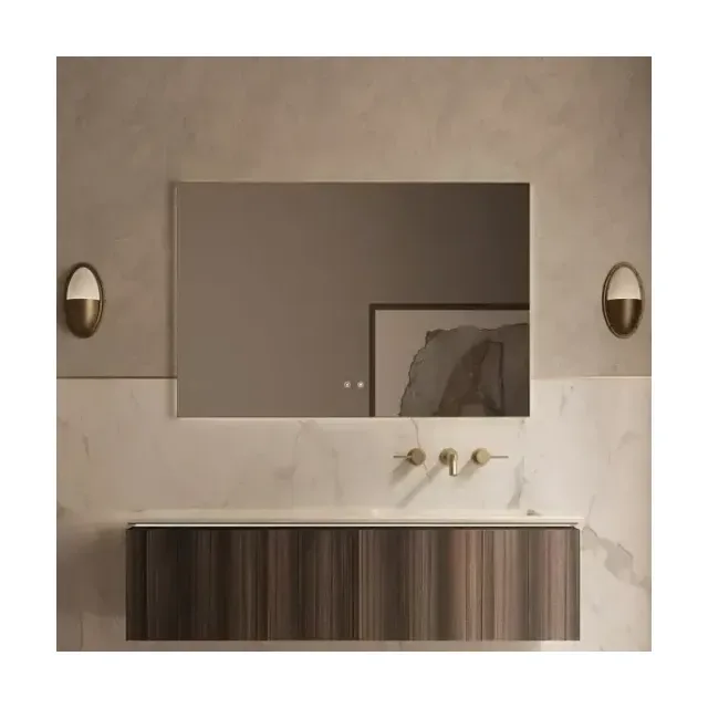 Комплект мебели Vincea Люкс (Luxe) 140 натуральный орех (раковина кварц бежевая правая)