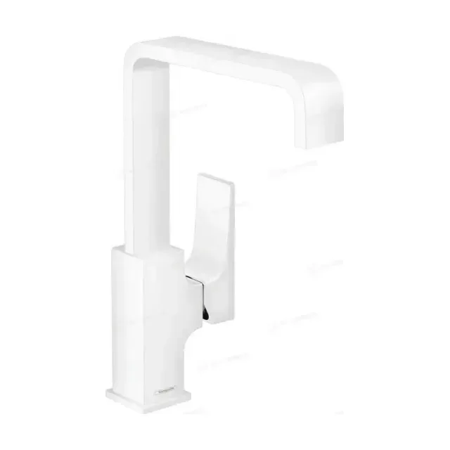 Смеситель Hansgrohe Metropol 32511700 для раковины с донным клапаном белый матовый