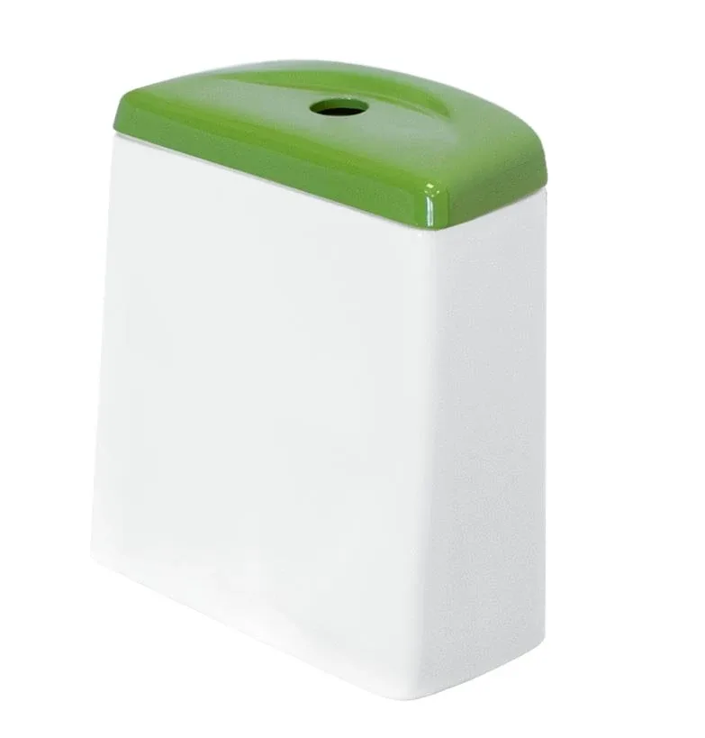 Унитаз-компакт Sanita Luxe Best Color Green 34,5*62 с крышкой-сиденьем микролифт
