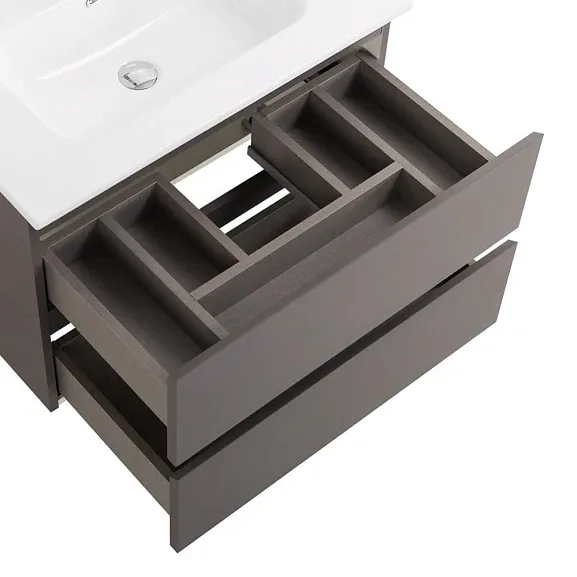 Комплект мебели BelBagno Крафт (Kraft) 70 темно-серый матовый (раковина BB700ETL)
