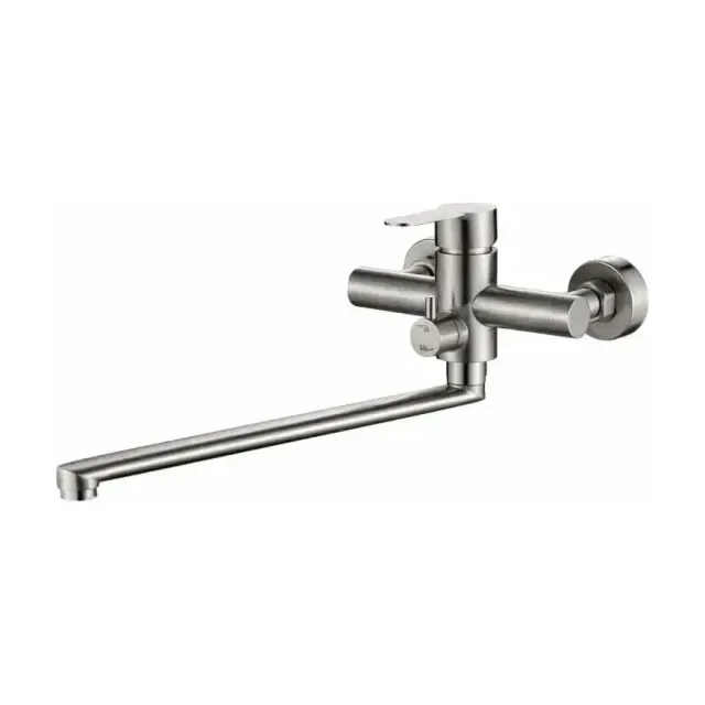 Смеситель Haiba HB22801 универсальный сталь матовая