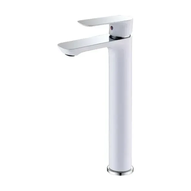 Смеситель ABBER Weiss Insel AF8011W для раковины, белый/хром
