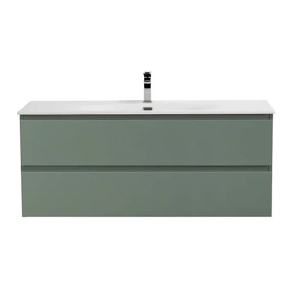 Тумба с раковиной BelBagno Крафт (Kraft) 120 с двумя ящиками еловая матовая (раковина BB-8099-120)