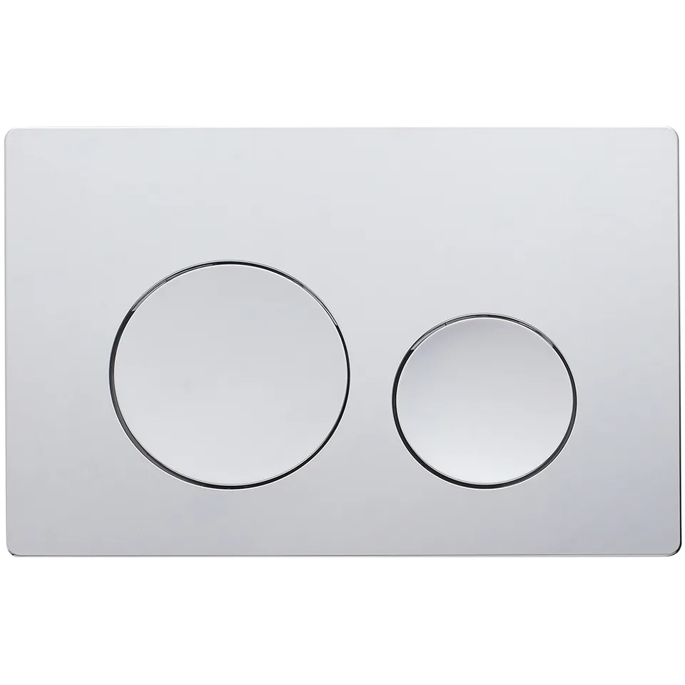Кнопка смыва Veconi FLUSH V2, FLV2-C, 240х162х10, пластик, хром глянец