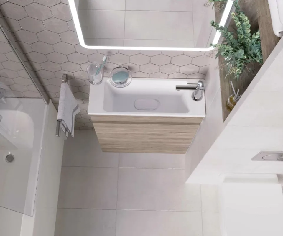 Встраиваемая раковина Uperwood Modul 60*21
