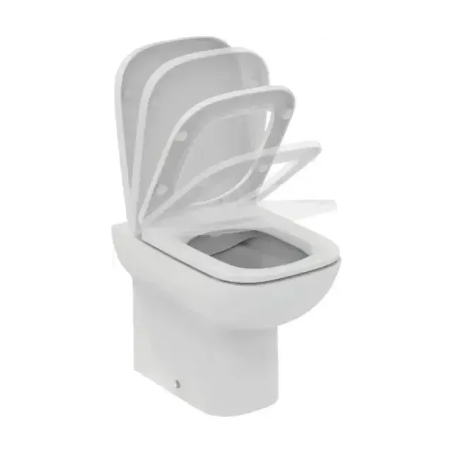 Приставной унитаз Ideal Standard i.life A T471901 35,5*54 безободковый с крышкой-сиденьем микролифт