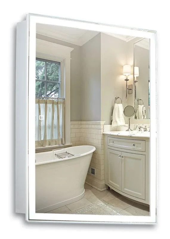 Зеркало-шкаф Silver Mirrors Киото flip 50 сенсорный выключатель с Led-подсветкой L/R