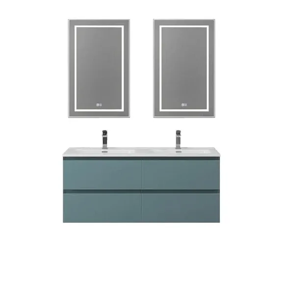 Комплект мебели BelBagno Крафт (Kraft) 120 с четырьмя ящиками голубой матовый (раковина BB1200-2-ETL)