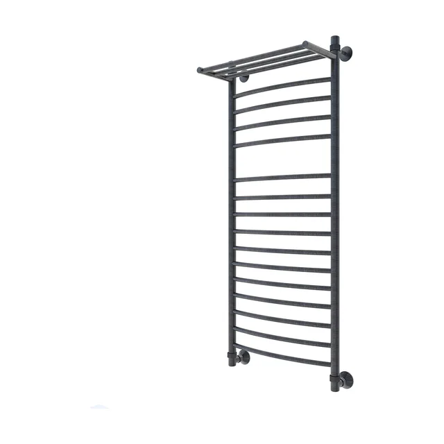 Полотенцесушитель водяной Veconi Nemi-B 50/120, графит (N12050GR-B)