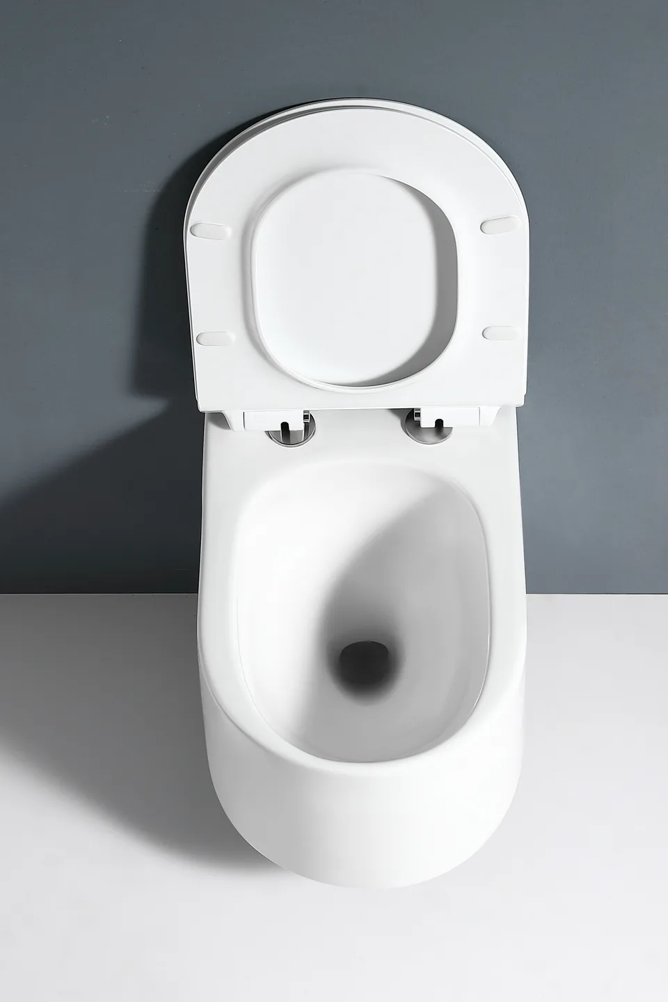 Унитаз подвесной Grossman Thin Rim GR-5606SQ (500х360х362) тонкий ободок,белый с тонкой крышкой,микролифт,смыв торнадо,1 место