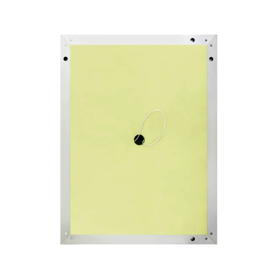 Зеркало с подсветкой VLM-2B600 600х800 в алюминиевой раме, c сенсорным выключателем и диммером