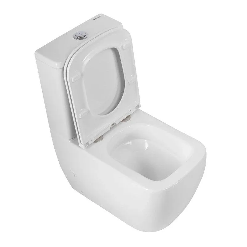 Унитаз-компакт BelBagno Луче (Luce) 36*61 безободковый с крышкой-сиденьем микролифт