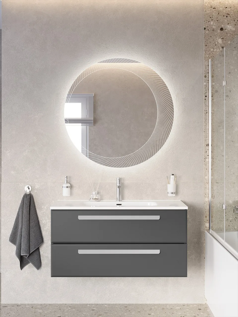 Зеркало CEZARES CZR-SPC-D900-LED