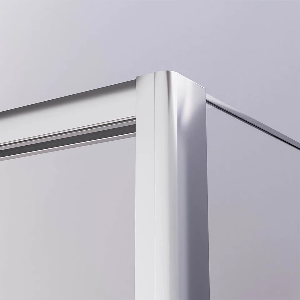 Боковая панель Veconi Premium Prato SP CH, 900x2000, хром, стекло прозрачное
