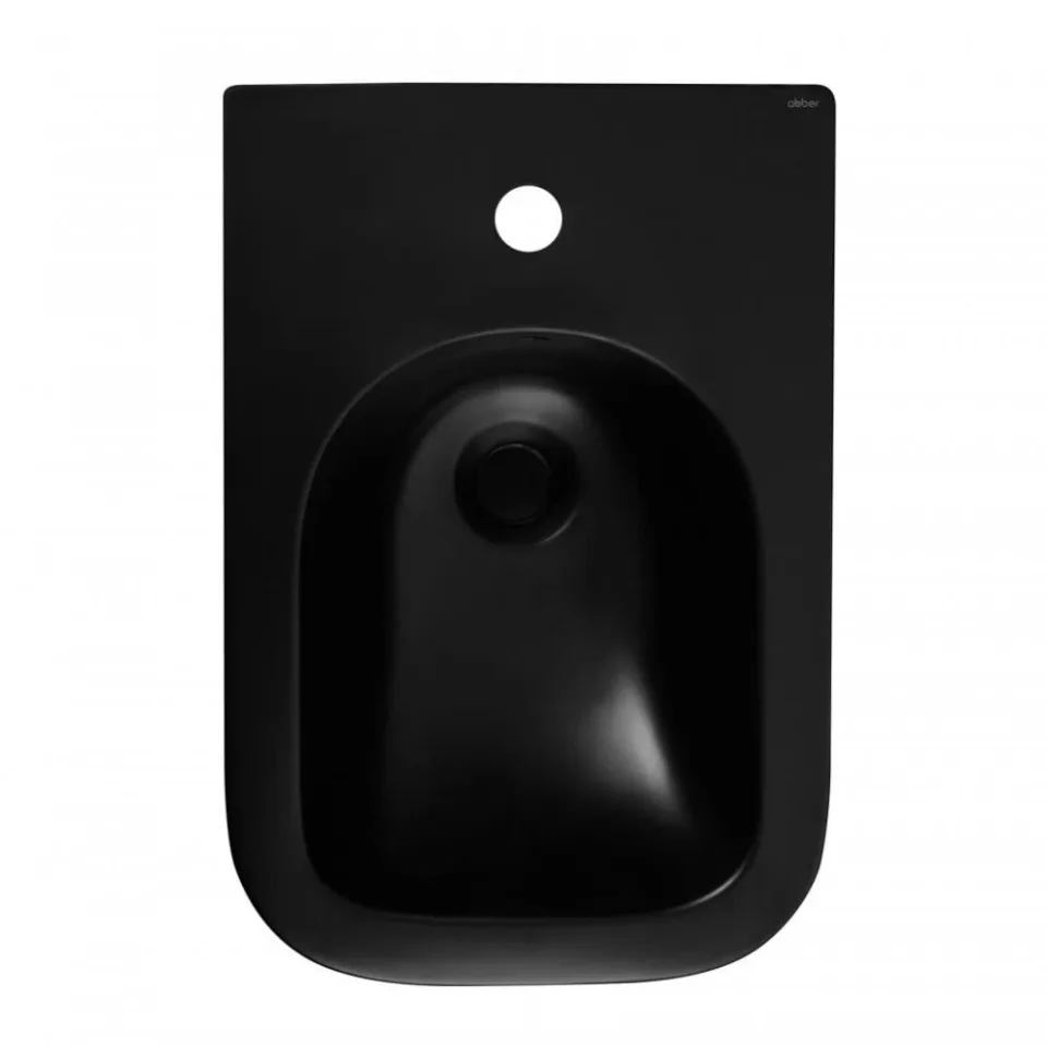 Подвесное биде ABBER Rechteck AC1250MB 34,5*51 черное матовое
