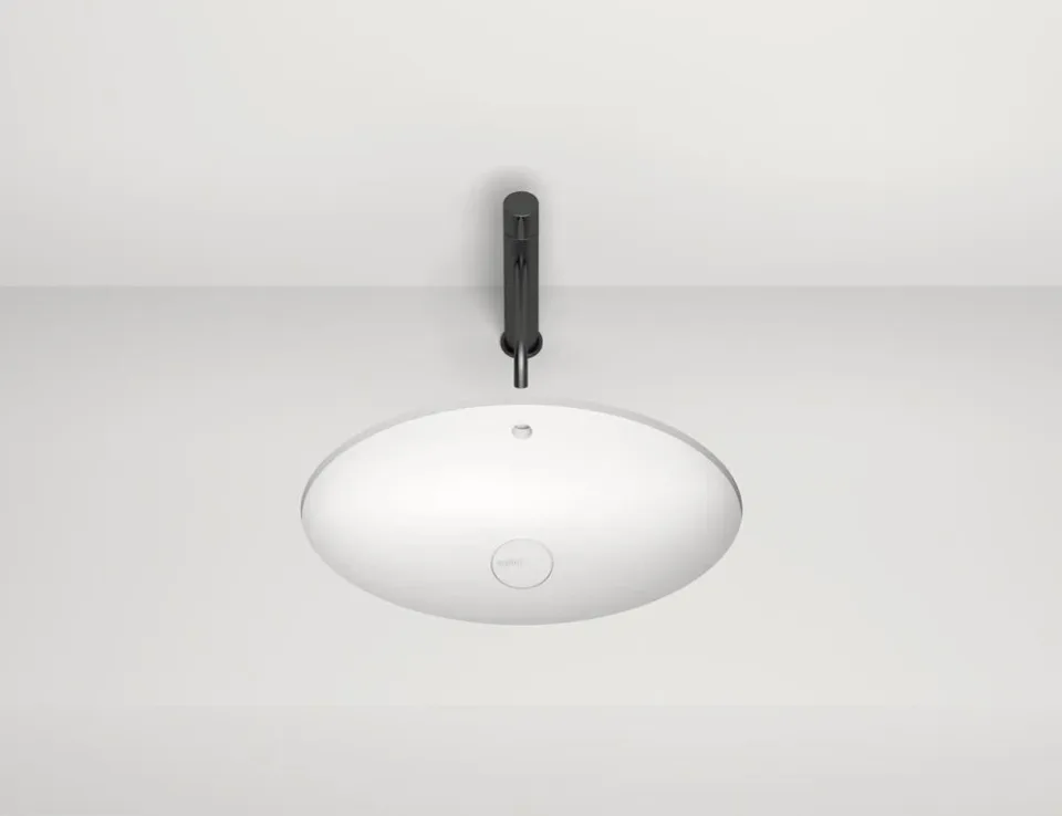 Встраиваемая раковина Salini Marea 12 S-Sense 56,5*39,5 белый глянец