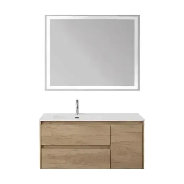 Комплект мебели BelBagno Крафт (Kraft) 100 натуральный дуб Небраска левая
