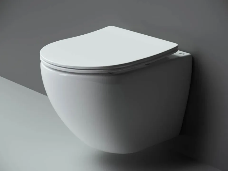 Комплект инсталляции Ceramicanova Envision, унитаз Metropol Rimless, клавиша смыва Round хром