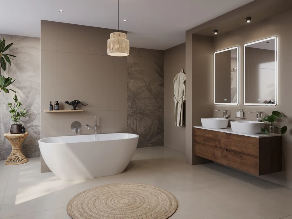 Акриловая ванна BELBAGNO UNO BB701-1400-720-K