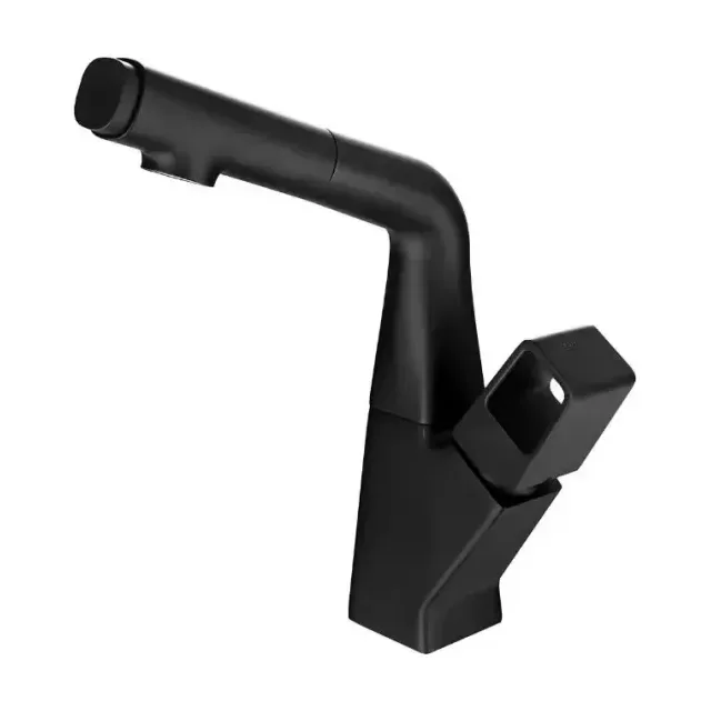 Смеситель Lemark Soul LM6008BL для кухни с выдвижным изливом черный