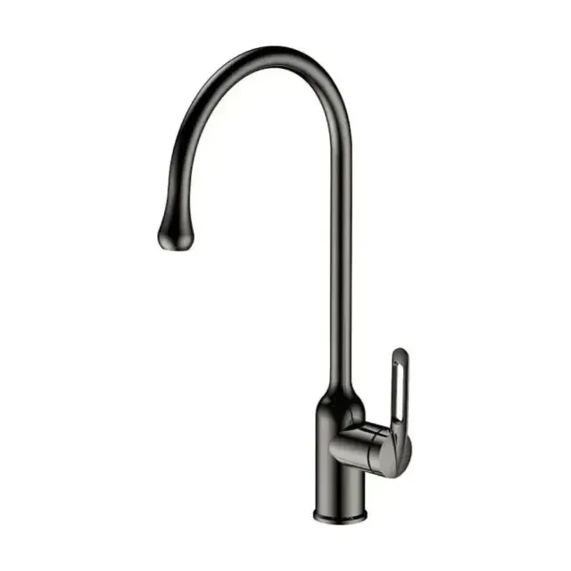 Смеситель Haiba HB71825-3 для кухни оружейная сталь