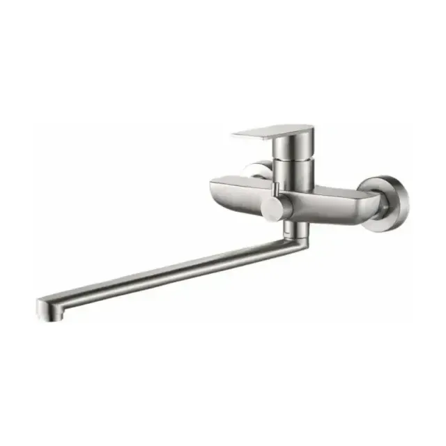 Смеситель Haiba HB22807 универсальный сталь матовая