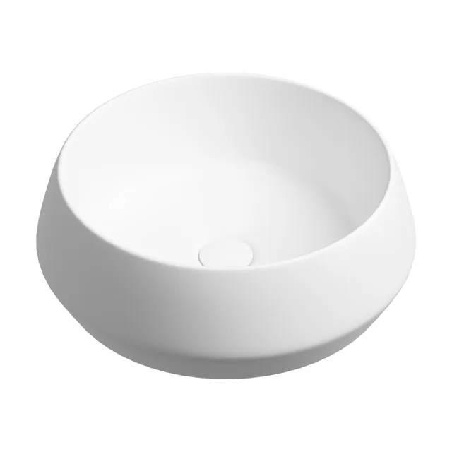 Раковина из сантехнического фарфора Ceramica Nova Майя (Maya) 40 см CN12004MW накладная цвет белый матовый