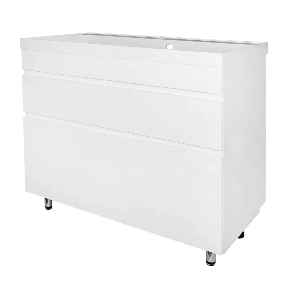 Комплект Azario Тумба Эстима 80/2Н напольная с раковиной Астория 80 CS00094596