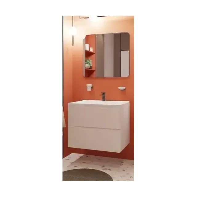 Комплект мебели Эстет Kare Luxe 80 белый/на выбор подвесной 2 ящика