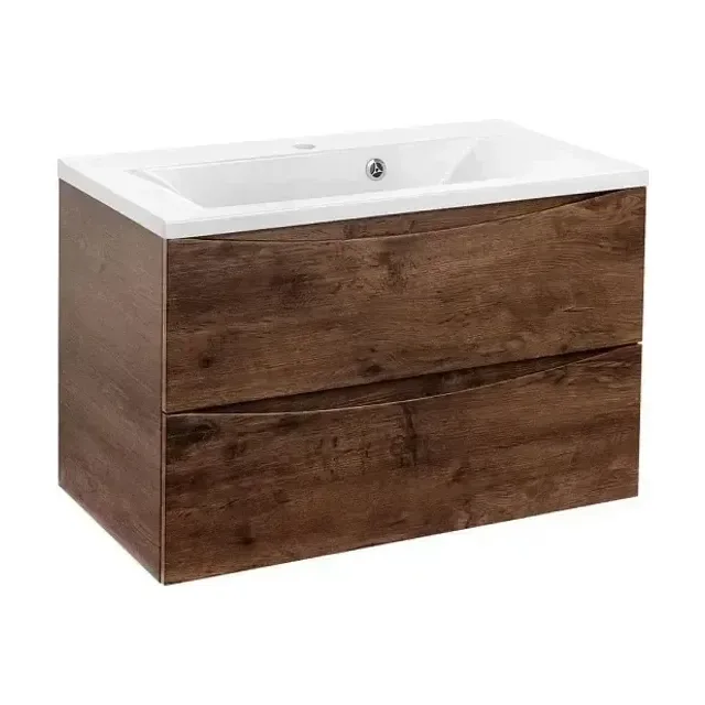 Тумба с раковной Vincea Миа (Mia) 75 темный дуб