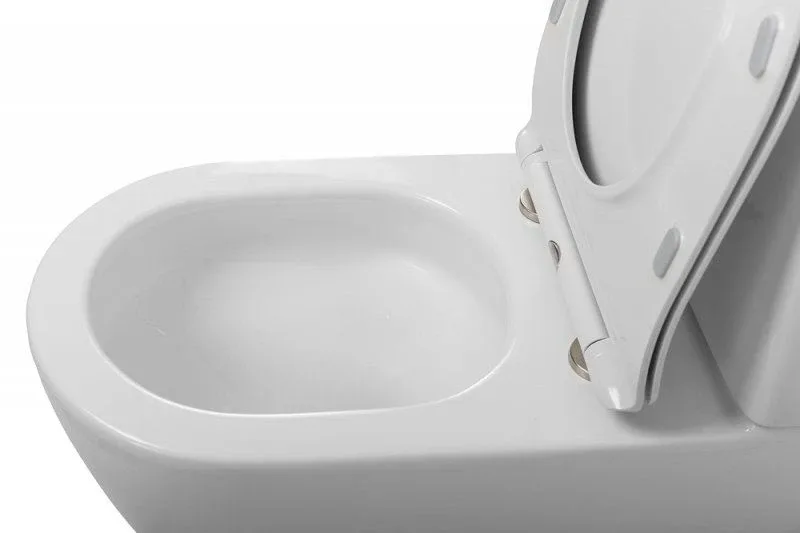 Унитаз-компакт BelBagno Сфера-Тор (Sfera-Tor) 35,5*66,5 безободковый с системой смыва "Торнадо" с крышкой-сиденьем BB865SC